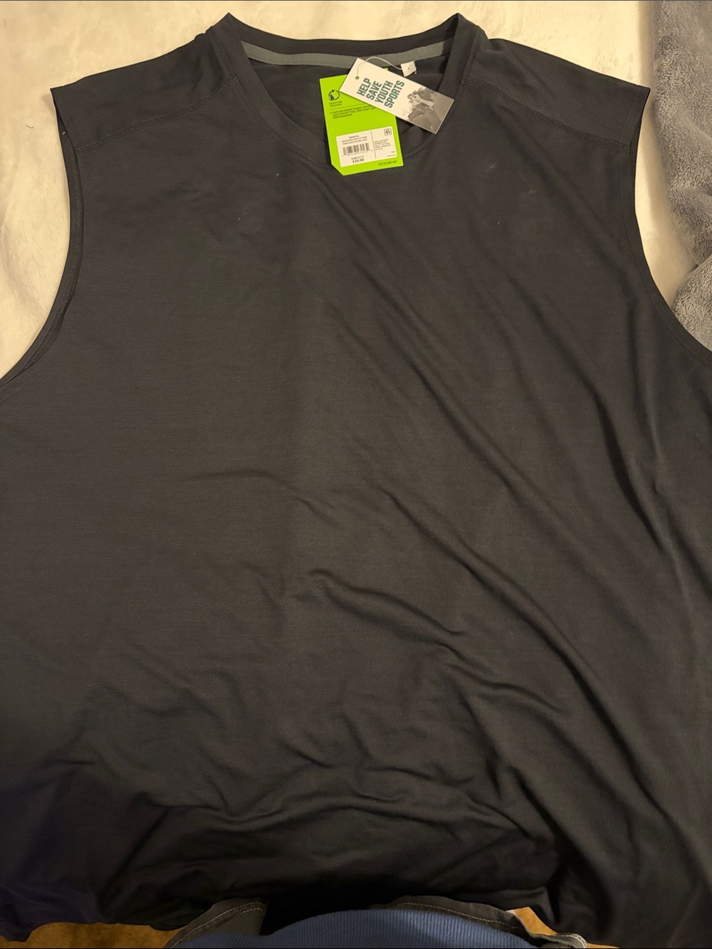 NWT DSG Black Men's muscle Performance Tank Top